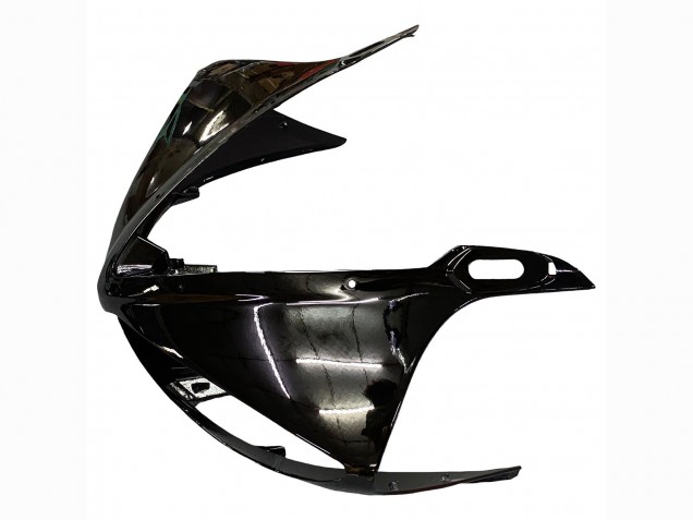 2003-2004 Yamaha YZF R6 Motorcycle Fairings - Glossy Black White Decals Canada