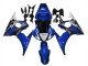 2003-2004 Yamaha YZF R6 Motorcycle Fairings - Blue White Glossy Black Yamalube Canada