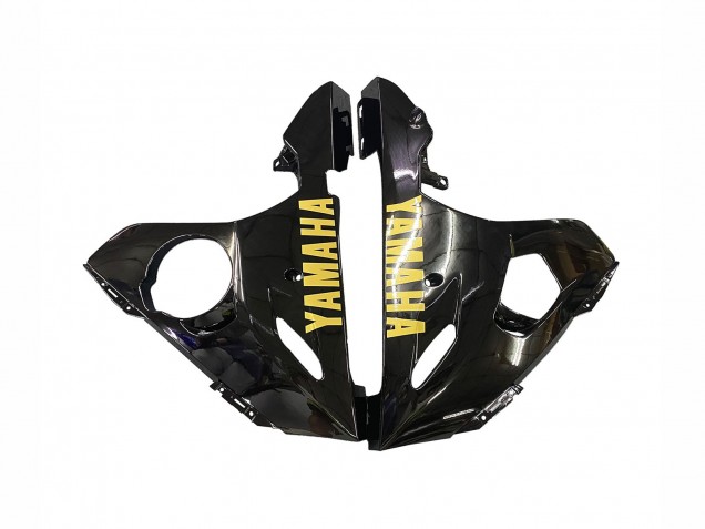 2003-2004 Yamaha YZF R6 Motorcycle Fairings - Glossy Black Gold Decals Canada