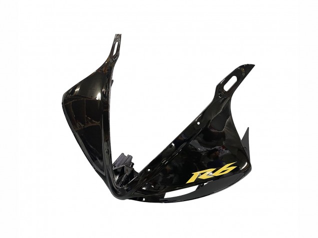 2003-2004 Yamaha YZF R6 Motorcycle Fairings - Glossy Black Gold Decals Canada