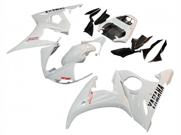 2006-2009 Yamaha YZF R6S Motorcycle Fairing Kits - White Canada