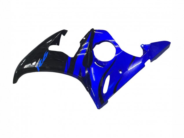 2003-2004 Yamaha YZF R6 Motorcycle Fairing - Blue Glossy Black Canada