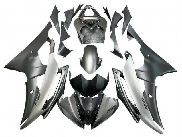 2008-2016 Yamaha YZF 600 R6 Motorcycle Fairings - Silver Grey Canada