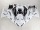 2009-2012 Kawasaki ZX6R Motorcycle Fairings - White Black Ninja Canada