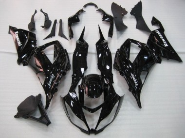 2013-2018 Kawasaki ZX6R Motorcycle Fairing - Glossy Black Canada