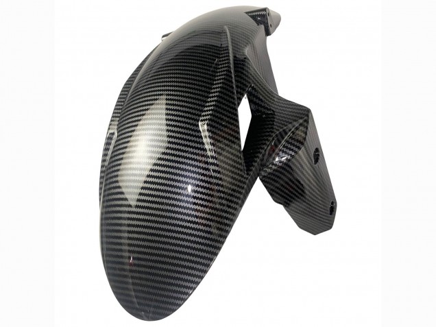 2019-2022 Kawasaki ZX6R Motorcycle Fairings - White Black Carbon Fiber Canada