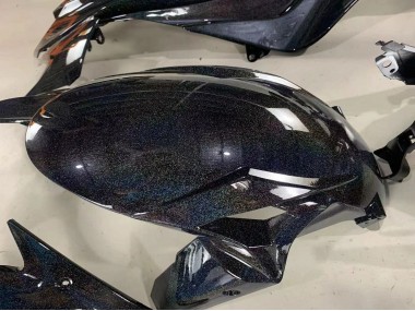 2019-2022 Kawasaki ZX6R Motorcycle Fairings - Black Rainbow Canada