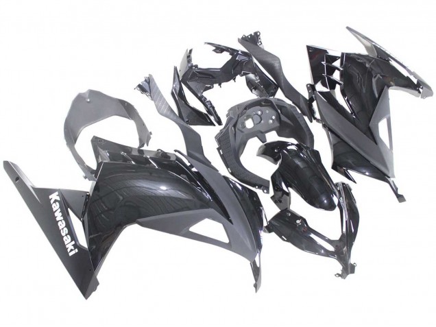 2013-2017 Kawasaki EX300 Motorcycle Fairings - Glossy Black Canada