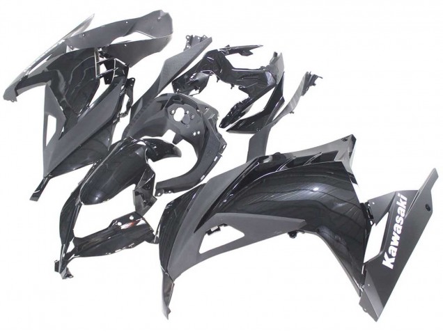 2013-2017 Kawasaki EX300 Motorcycle Fairings - Glossy Black Canada