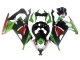 2013-2017 Kawasaki EX300 Motorcycle Fairings - Green White Red Black Elf Canada