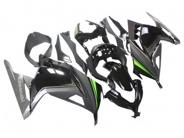 2013-2017 Kawasaki EX300 Motorcycle Fairings - Glossy Black Matte Black Green Canada
