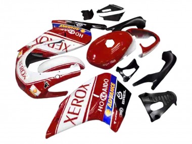 2000-2005 Aprilia RS125 Motorcycle Fairings - White Red Yellow Blue Xerox Canada