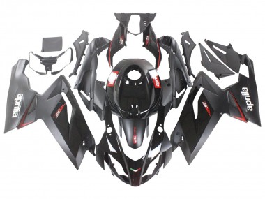 2006-2011 Aprilia RS125 Motorcycle Fairings - Glossy Black Red White Decal Canada