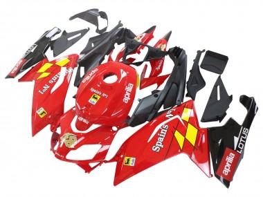 2006-2011 Aprilia RS125 Motorcycle Fairings - Red White Yellow Black Canada