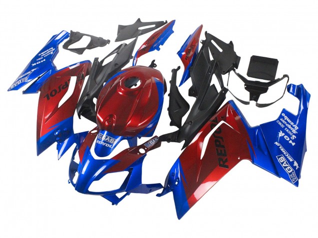 2006-2011 Aprilia RS125 Motorcycle Fairings - Blue Red Canada