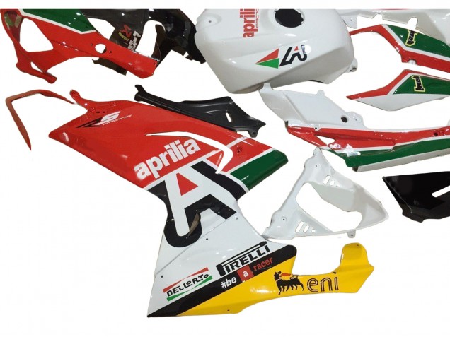 2006-2011 Aprilia RS125 Motorcycle Fairings - White Red Green Canada