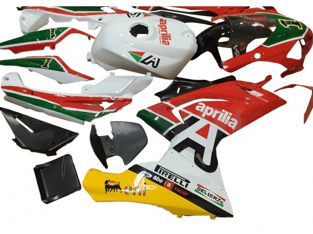 2006-2011 Aprilia RS125 Motorcycle Fairings - White Red Green Canada