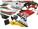 2006-2011 Aprilia RS125 Motorcycle Fairings - White Red Green Canada