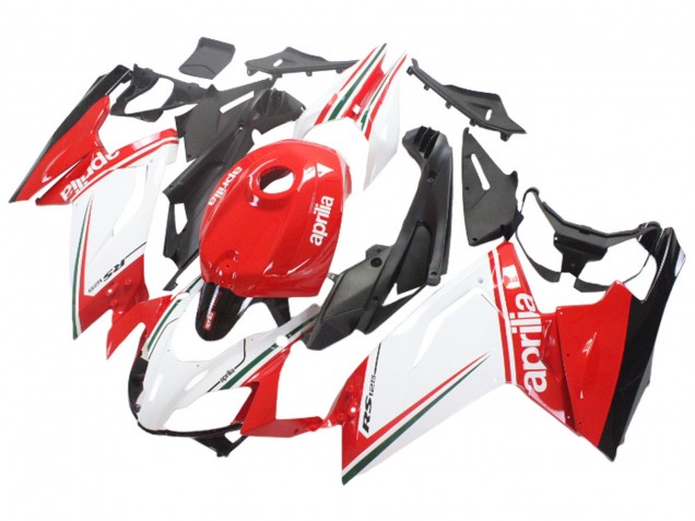 2006-2011 Aprilia RS125 Motorcycle Fairings - White Red Black Canada
