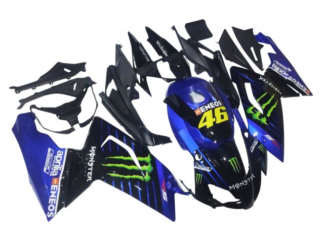 2006-2011 Aprilia RS125 Motorcycle Fairings - Blue Black Green Monster 46 Canada