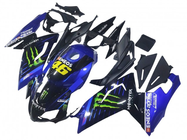 2006-2011 Aprilia RS125 Motorcycle Fairings - Blue Black Green Monster 46 Canada