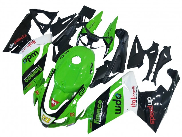 2006-2011 Aprilia RS125 Motorcycle Fairing - Green White Black Canada