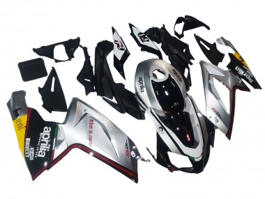 2006-2011 Aprilia RS125 Motorcycle Fairings - Silver Black Canada
