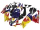 2006-2011 Aprilia RS125 Motorcycle Fairings - Yellow Dark Blue Red Bull Canada