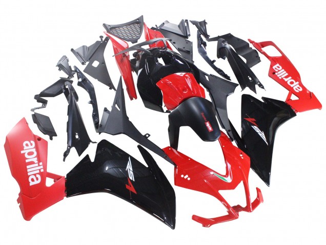 2012-2019 Aprilia RS4 50 125 Motorcycle Fairings - Red Glossy Black Canada