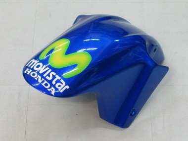 2004-2007 Honda CBR600 F4i Motorcycle Fairings - Blue Yellow Green MoviStar Canada