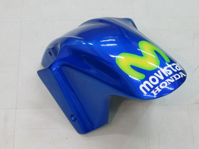 2004-2007 Honda CBR600 F4i Motorcycle Fairings - Blue Yellow Green MoviStar Canada