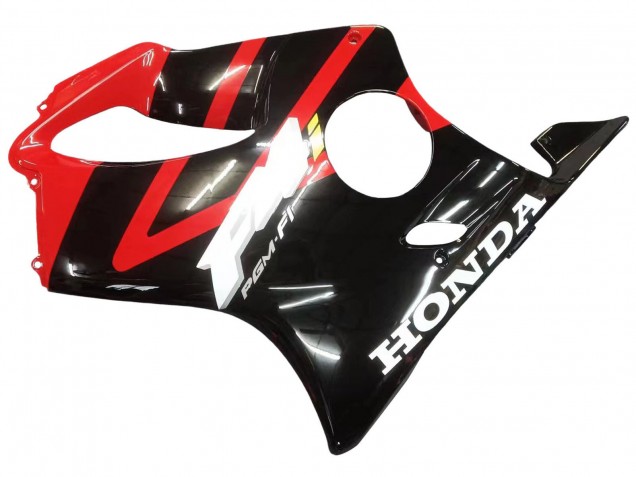 2004-2007 Honda CBR600 F4i Motorcycle Fairing - Red Glossy Black Canada