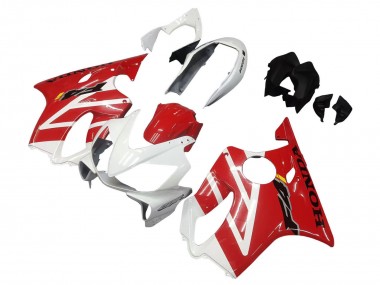 2004-2007 Honda CBR600 F4i Motorcycle Fairings - White Red Canada