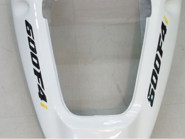 2004-2007 Honda CBR600 F4i Motorcycle Fairing - White Glossy Black Canada