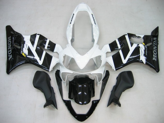 2004-2007 Honda CBR600 F4i Motorcycle Fairing - White Glossy Black Canada