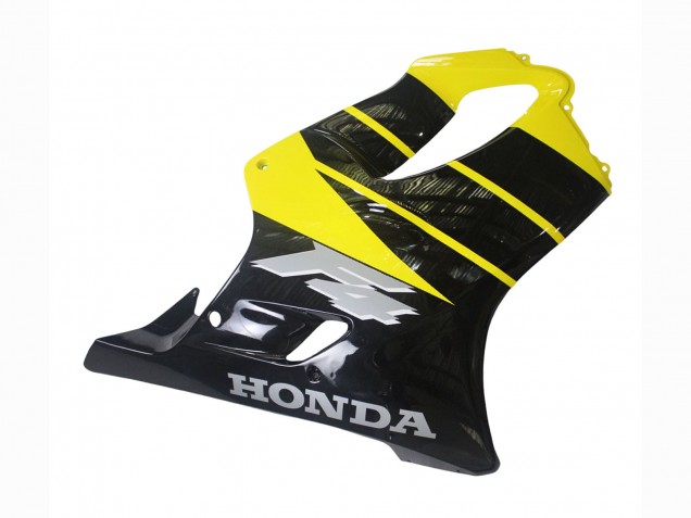 1999-2000 Honda CBR600 F4 Motorcycle Fairings - Yellow Glossy Black Canada