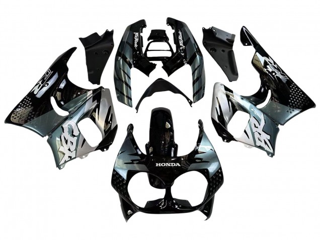1992-1993 Honda CBR900RR 893 Motorcycle Fairings - Silver Glossy Black Canada