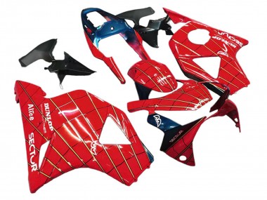 2002-2003 Honda CBR900RR 954 Motorcycle Fairings - Red Dark Blue Dunlop Canada