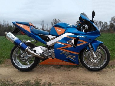 2002-2003 Honda CBR900RR 954 Motorcycle Fairings - Orange Blue Canada