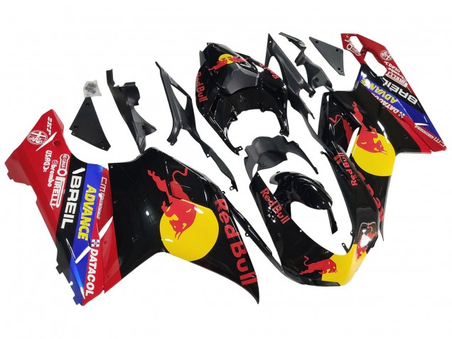 2007-2014 Ducati 848/1098/1198 Motorcycle Fairings - Glossy Black Yellow Blue Red Bull Canada