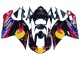2007-2014 Ducati 848/1098/1198 Motorcycle Fairings - Glossy Black Yellow Blue Red Bull Canada