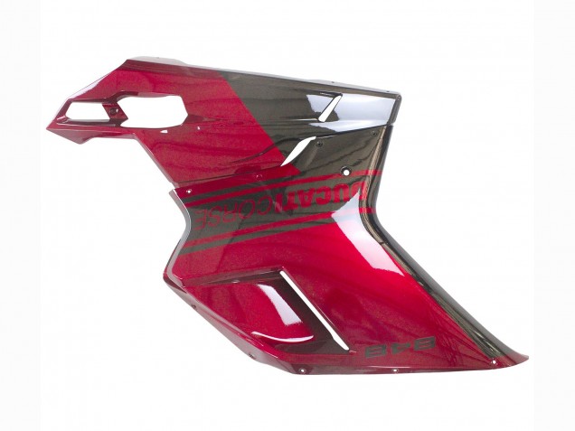 2007-2014 Ducati 848 Motorcycle Fairing - Red Glossy Black Canada