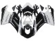2007-2014 Ducati 848/1098/1198 Motorcycle Fairings - White Glossy Black Corse Canada