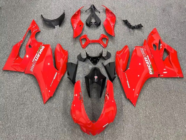 2011-2014 Ducati 1199 Bike Fairings - Red Canada