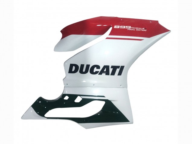 2011-2014 Ducati Panigale 899 Motorcycle Fairings - White Red Glossy Black Canada