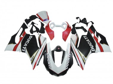 2011-2014 Ducati Panigale 1199 Motorcycle Fairings - White Red Black Canada