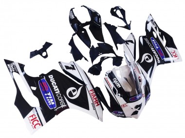 2011-2014 Ducati Panigale 899/1199 Motorcycle Fairings - White Black Blue Fiamm Ficc 7 Canada