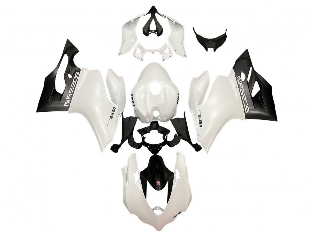 2011-2014 Ducati Panigale 899/1199 Motorcycle Fairings - White Black Canada