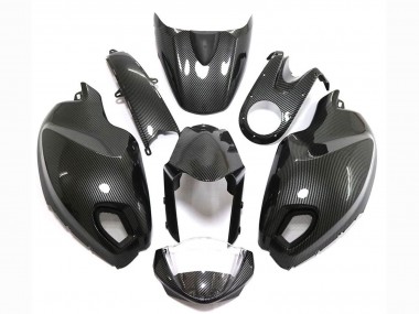 2008-2012 Ducati Monster 696 796 1100 1100S Motorcycle Fairings - Black Carbon Fiber Style Canada
