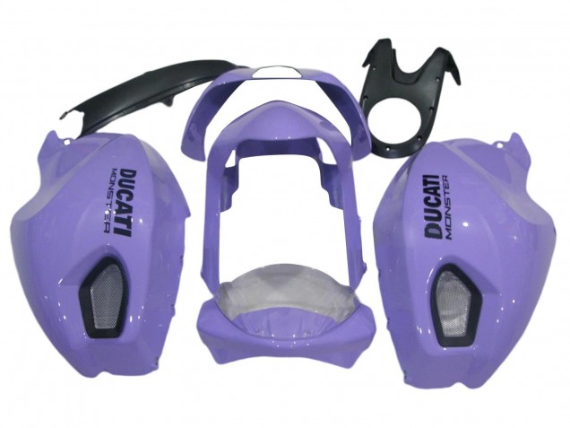 2008-2012 Ducati Monster 696 796 1100 1100S Motorcycle Fairings - Light Purple Monster Canada